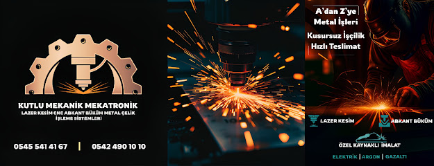 KUTLU LAZER KESİM CNC ABKANT BÜKÜM — Kahramanmaraş CNC İşleme