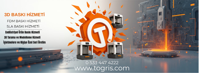 Togris San. Tic. Ltd. Şti. | 3D Baskı | Tasarım ve Tarama Hizmeti — Sakarya 3D Baskı